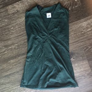 Small dark green Cabi tank top